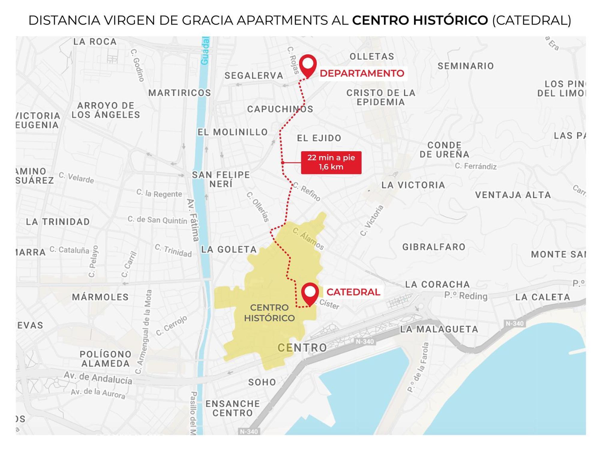 Virgen De Gracia Apartments Málaga Exterior foto